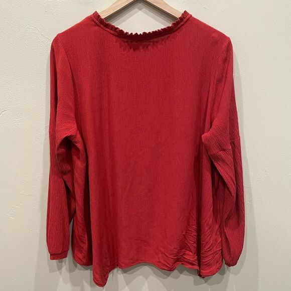 Frye and Co. Women's Red Blouse - Size: XL - Picture 2 of 8